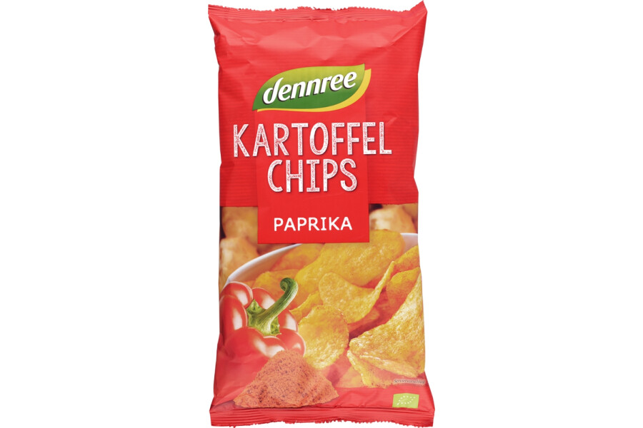 Kartoffelchips Paprika Dennree - ausgelistet