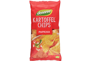 Kartoffelchips Paprika Dennree