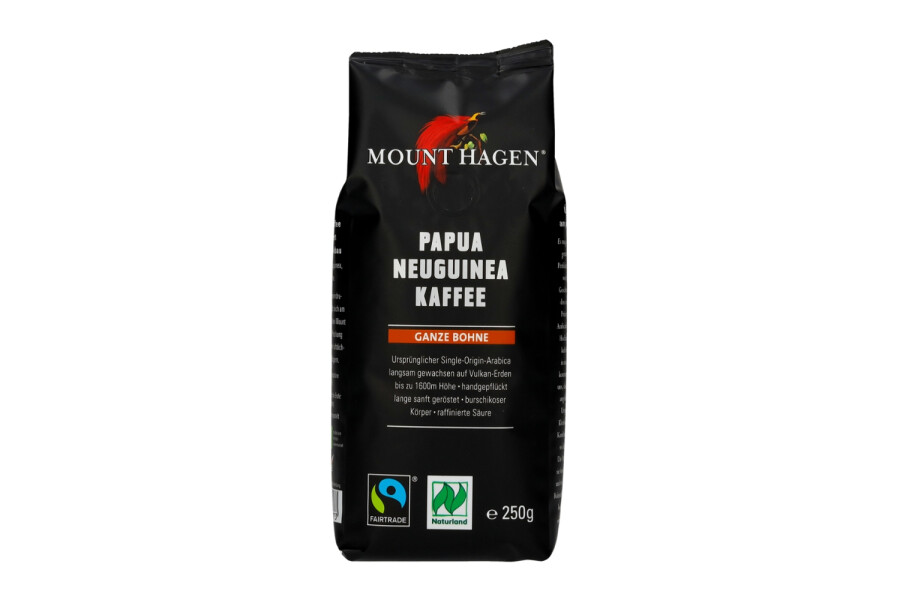 Röstkaffee Papua Neuginea ganz