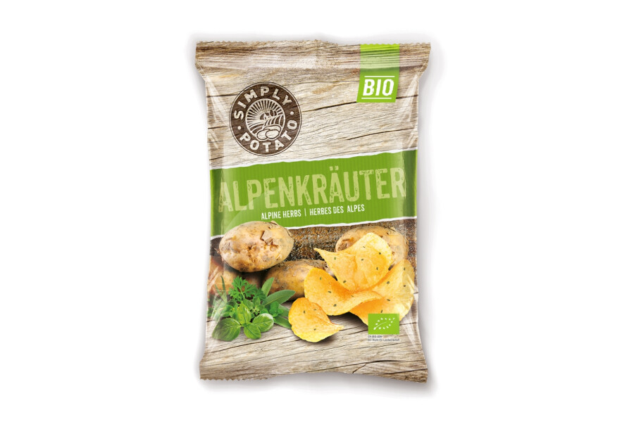Chips Alpenkräuter - Simply Potato - ausgelistet