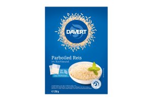 Parboiled Reis im Kochbeutel - Davert