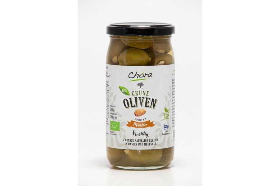 gr. Oliven mit Mandeln - Chora