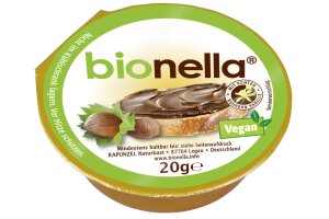 bionella Nussnougat-Creme vegan 20g
