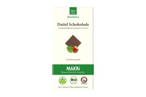 Bio Dattel Schokolade - Haselnuss 56% - Makri