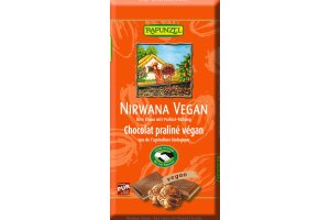 Nirwana vegane Schokolade mit Pralinen-Füllung