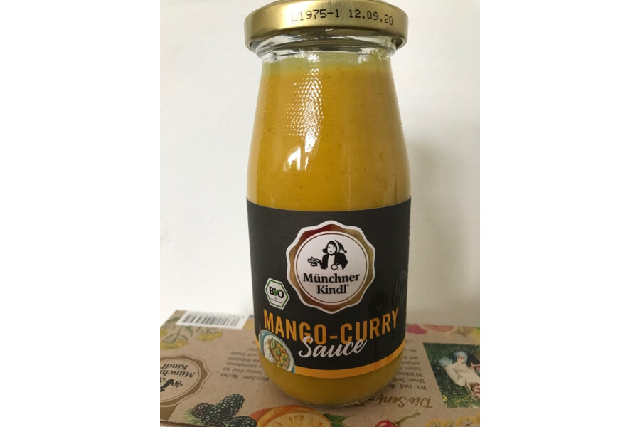 Mango-Curry Sauce Bio Münchner Kindl