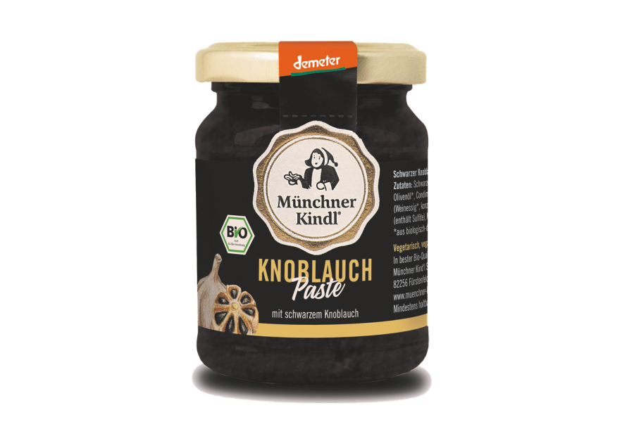 Knoblauch Paste schwarz Bio Münchner Kindl