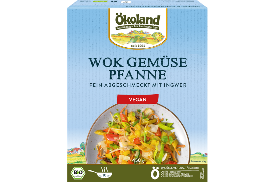 Wok-Gemüse-Pfanne mit Ingwer TK