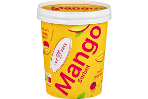 Mango-Sorbet Eis TK