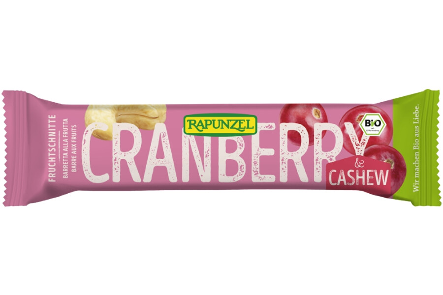 Fruchtschnitte Cranberry-Cashew
