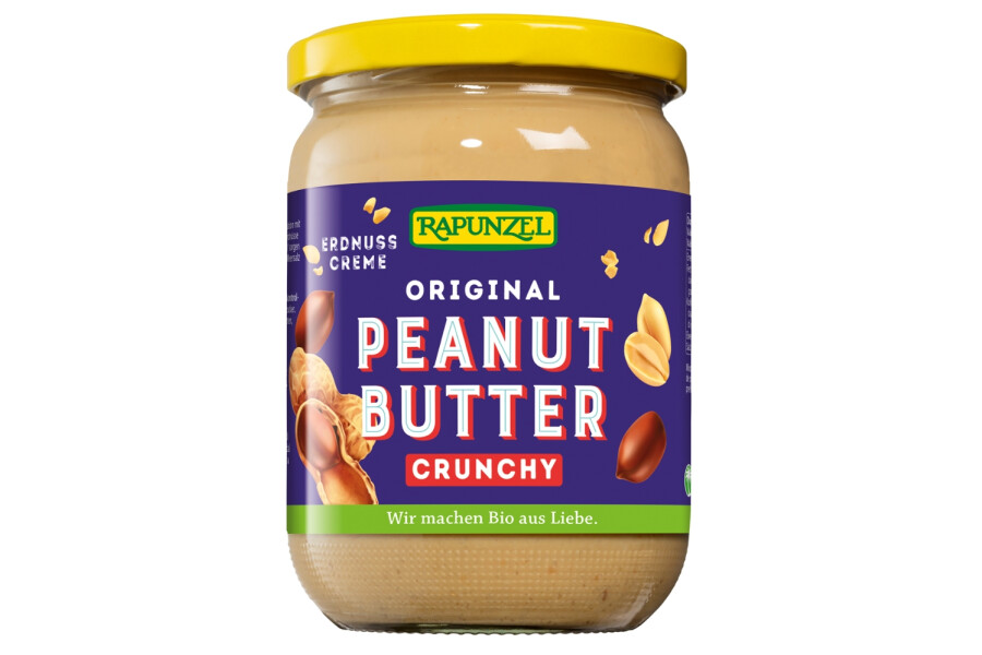 Peanutbutter Crunchy - Rapunzel 500g