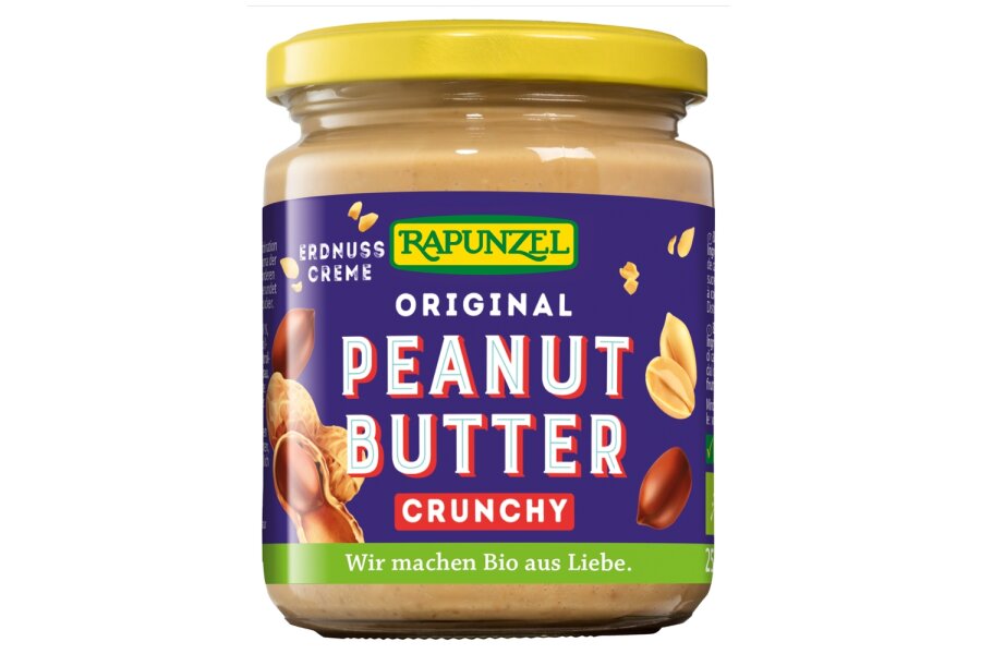 Peanutbutter Crunchy - Rapunzel 250g - ausgelistet